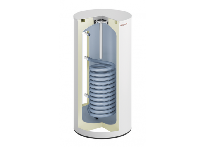 Емкостный водонагреватель жемчужно-белого цвета Vitocell 100-W тип CVAA, 160 л