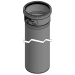 Пластиковая труба дымохода PPs длина 0,5 м D200 мм